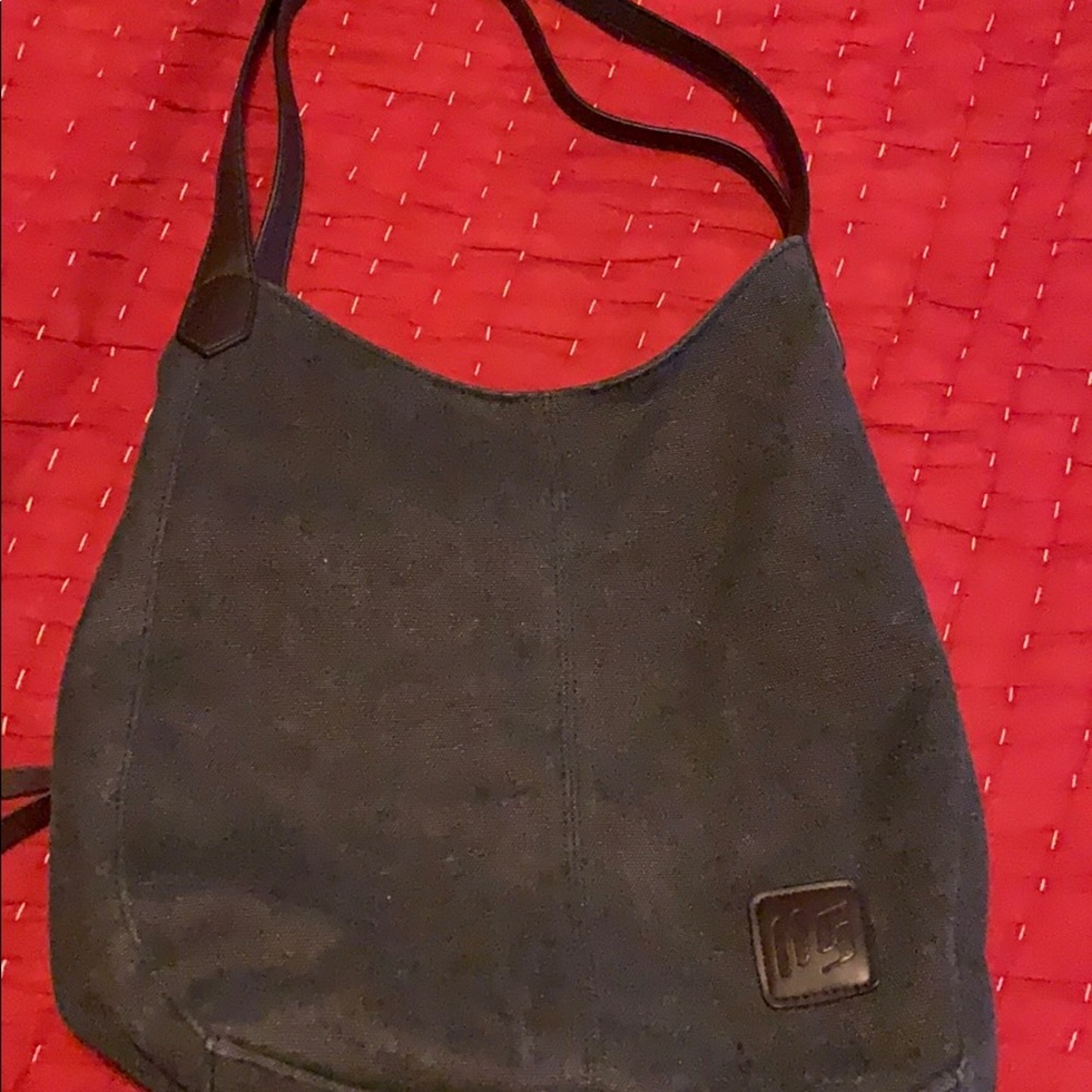 Canvas shoulder bag